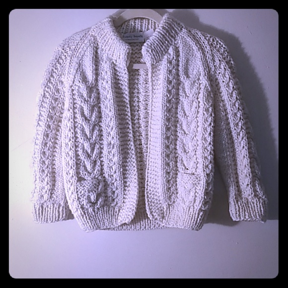 Flaherty Imports Other - Kids Flaherty Imports braided crocheted sweater